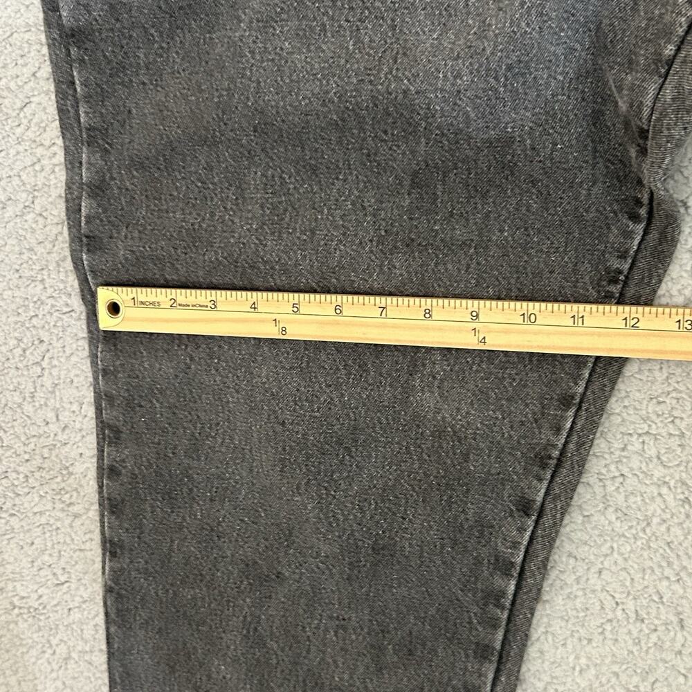 LL Bean Jeans Men’s 40x32 Black Denim Classic Fit Flannel Lined Outdoor Workwear - Picture 11 of 16